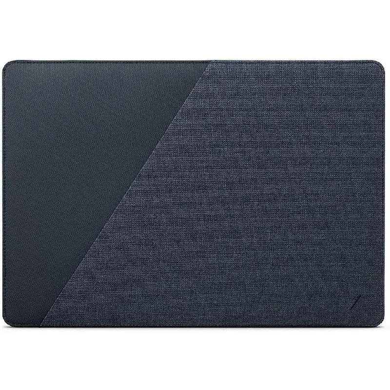 Anti - scratch nylon 17.3 - inch laptop sleeve for protection on the goNative Union Stow Slim Sleeve for MacBook 15"/16" - Indigo