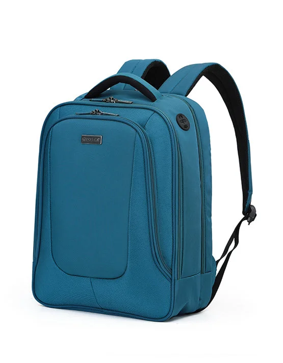 Roll - top 15 - inch laptop backpack for easy access and packingTosca - TCA603 Oakmont Business Backpack - Teal