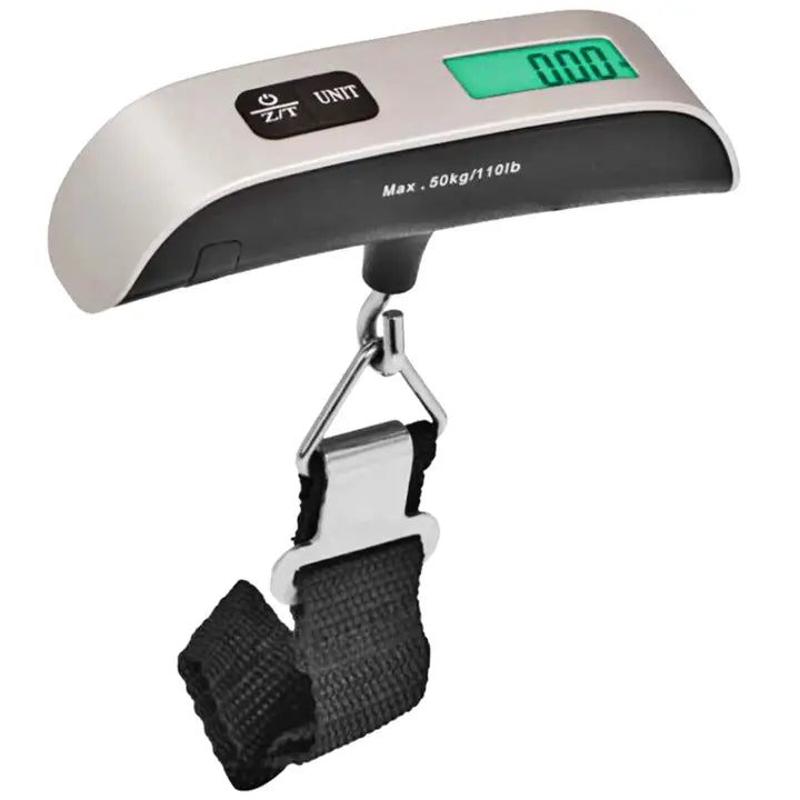 Travel - Size Toiletry Bottles with Leak - Proof Caps in Clear5 Core 110 Lbs Digital Hanging Luggage Scale - $12