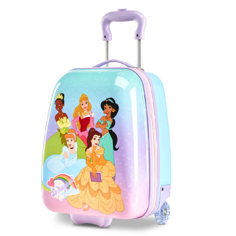 Travel - Size Toiletry Bottles with Leak - Proof Caps in ClearAmerican Tourister Disney Characters Kids Hardside Carry-On 146632