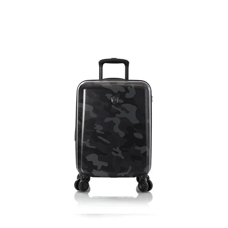 Travel Bag ID Card Holders in Clear Vinyl with LanyardsBlack Camo Hardside Carry-On Luggage