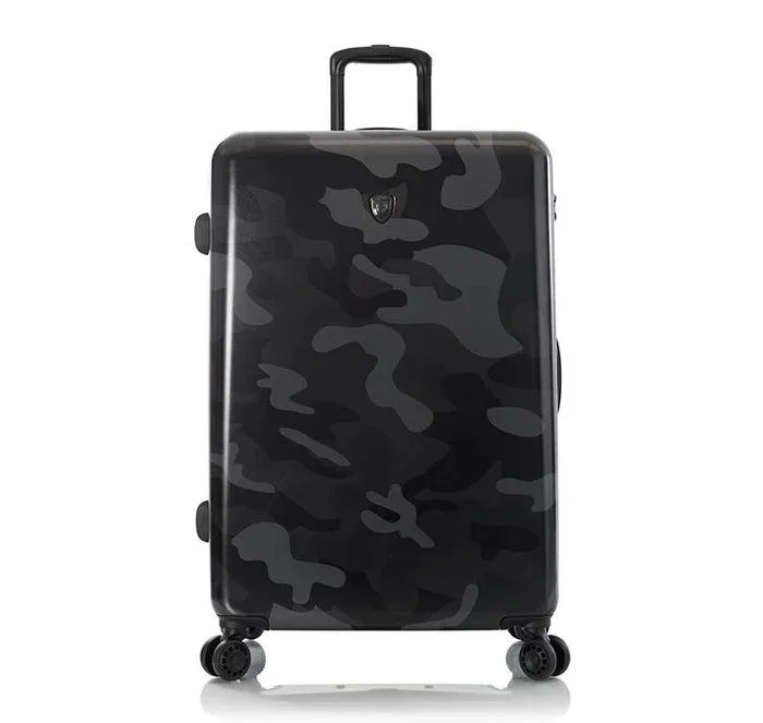 Women's Travel Makeup Bags with Mirror in Pink and BlackBlack Camo Hardside Large Checked Luggage