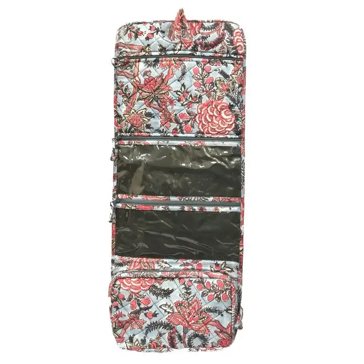 Detachable Travel Bag Shoulder Straps in Beige with Cushioned PadsAnju Hanging Toiletry Kit - Assorted Prints- $55