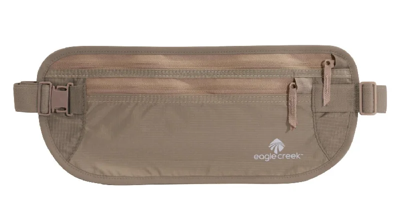 Travel Shoe Bags in Polyester with Ventilation Holes in KhakiEagle Creek Undercover Money Belt Deluxe