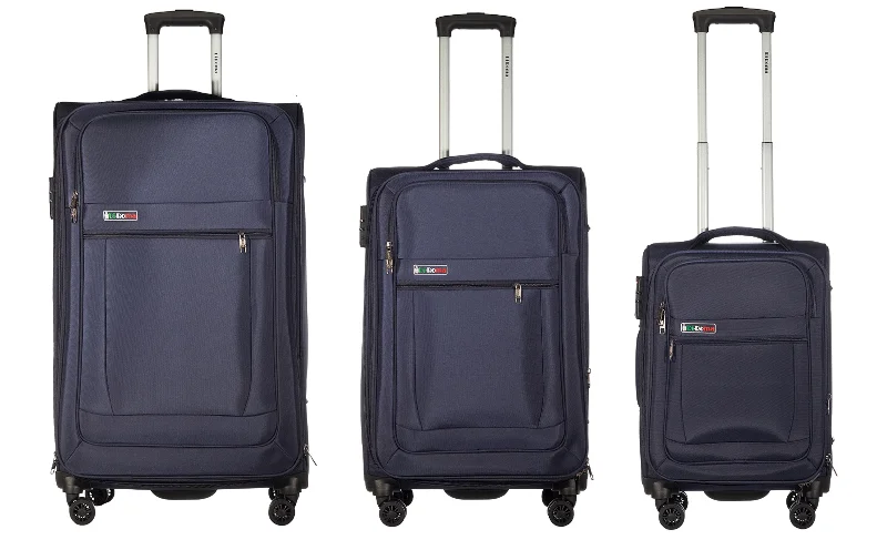 Travel Shoe Bags in Polyester with Ventilation Holes in KhakiLuca Collection Blue luggage Set 3pc(20/26/30") Suitcase