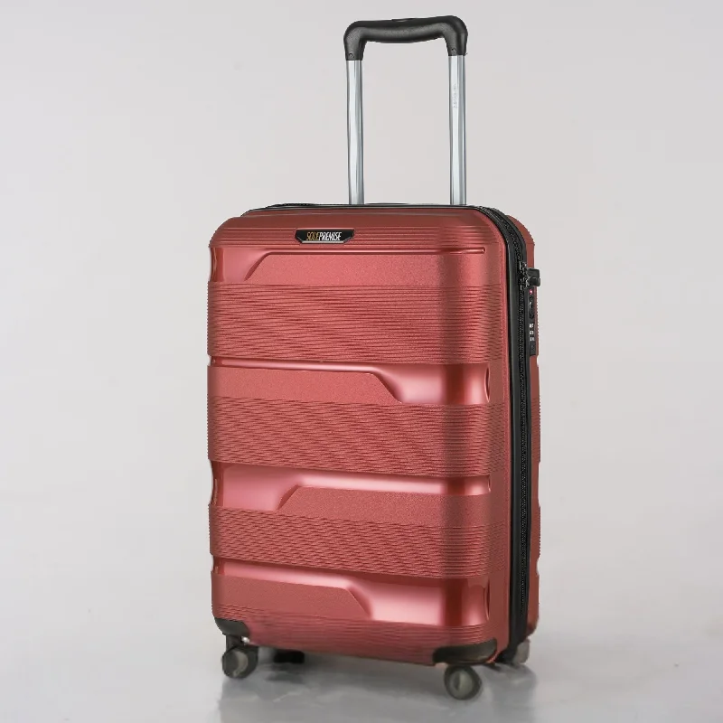 Travel Shoe Bags in Polyester with Ventilation Holes in KhakiRed Hardcase Roller Carry On Luggage 20' with 360° Wheels