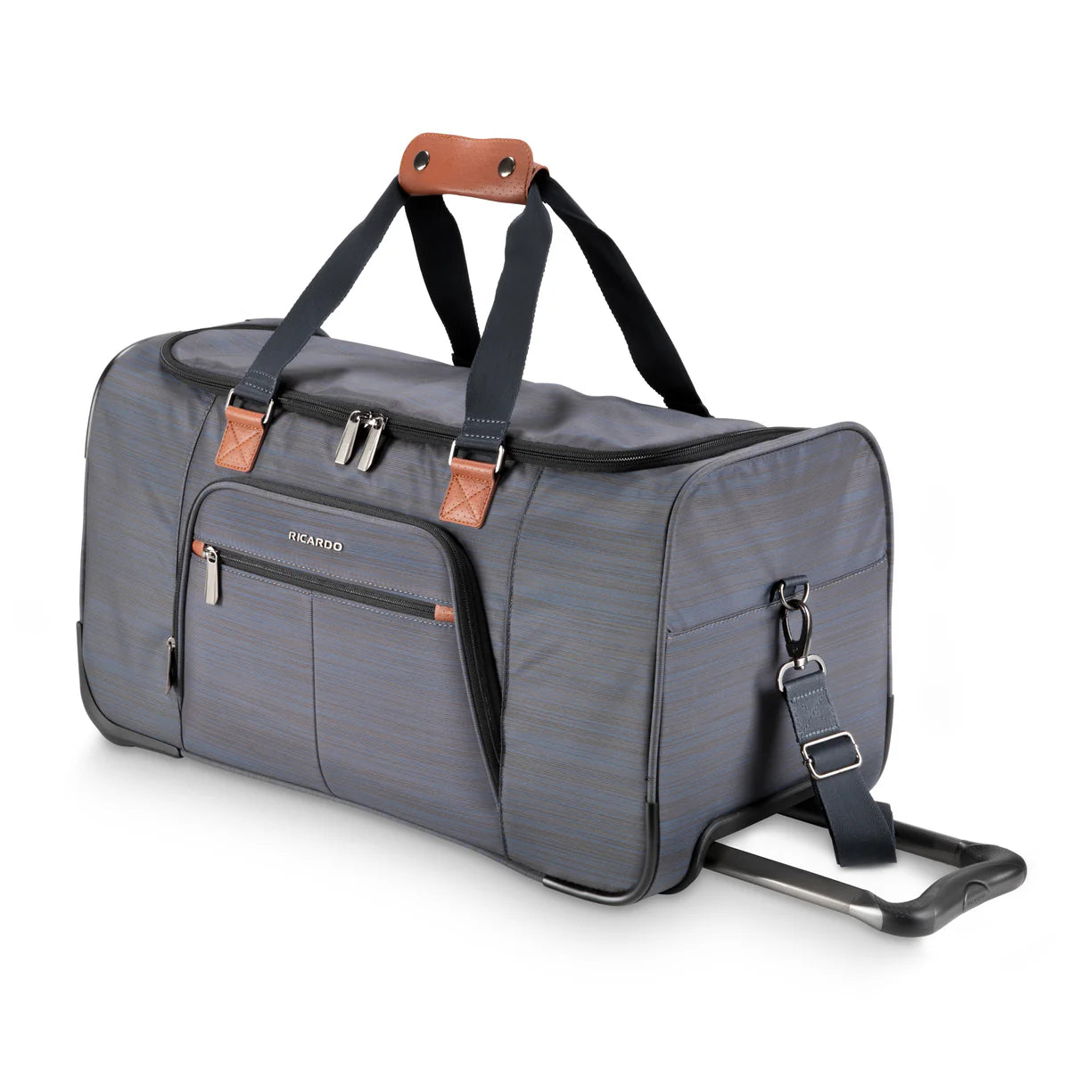 Anti - Theft Crossbody Travel Bags with RFID Protection in Gray for City TripsRicardo Montecito 2.0 Softside 22.5" Rolling Duffle Grey 125-23-020-RDF