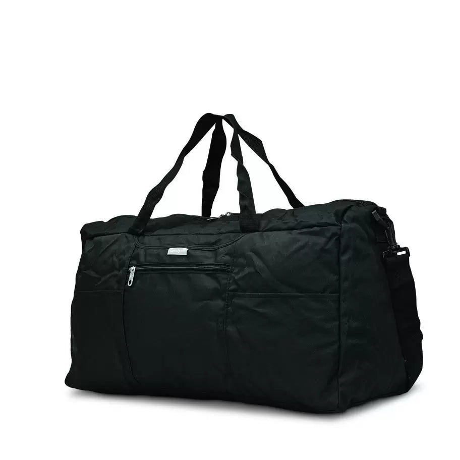 Women's Travel - Friendly Backpack Rain Covers in Transparent MaterialSamsonite Foldaway Duffle 107098 Black