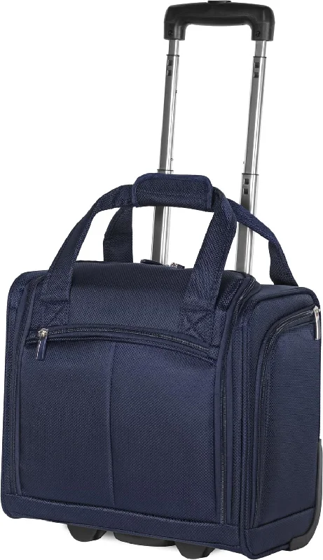 Compact Travel Umbrella Pouches in Navy Blue for Easy StorageTOTAL TRAVELWARE Everest 15" Underseat Expandable Softside Carry on