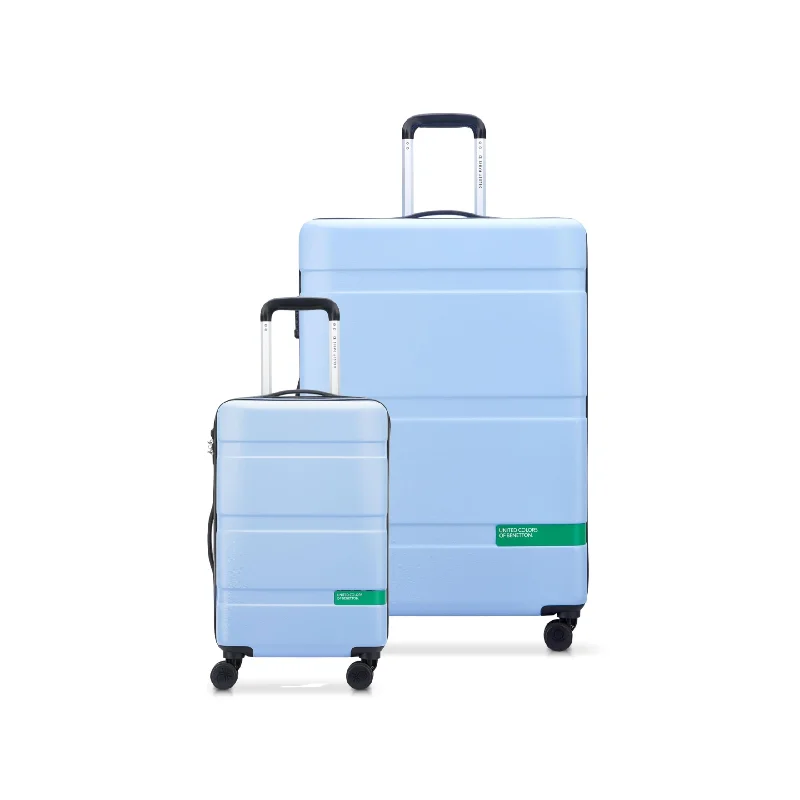 Compression Packing Cubes in Black and White for Saving Luggage SpaceUnited Colors of Benetton Now Hardside Luggage with Spinner Wheels ( 2 Piece Set 19/27 Inch)