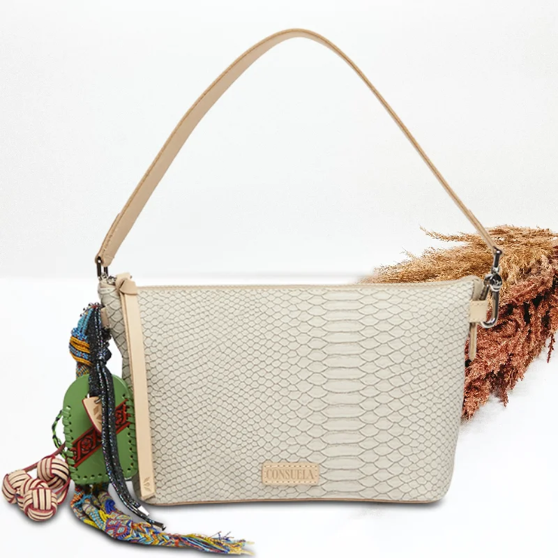 Embroidered Tote Bag in Beige with Floral Motifs for a Boho - Chic VibeConsuela | Thunderbird Your Way Bag