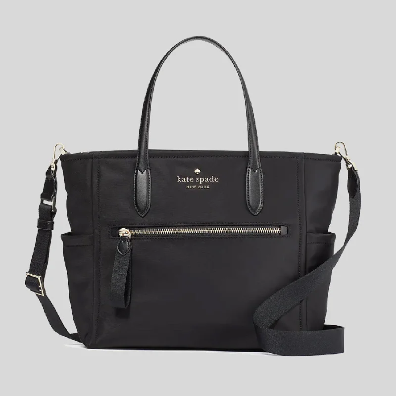 Tote Bag with RFID - Blocking Pocket in Black for Protecting Your Cards and InformationKate Spade Chelsea Medium Satchel Black KC526