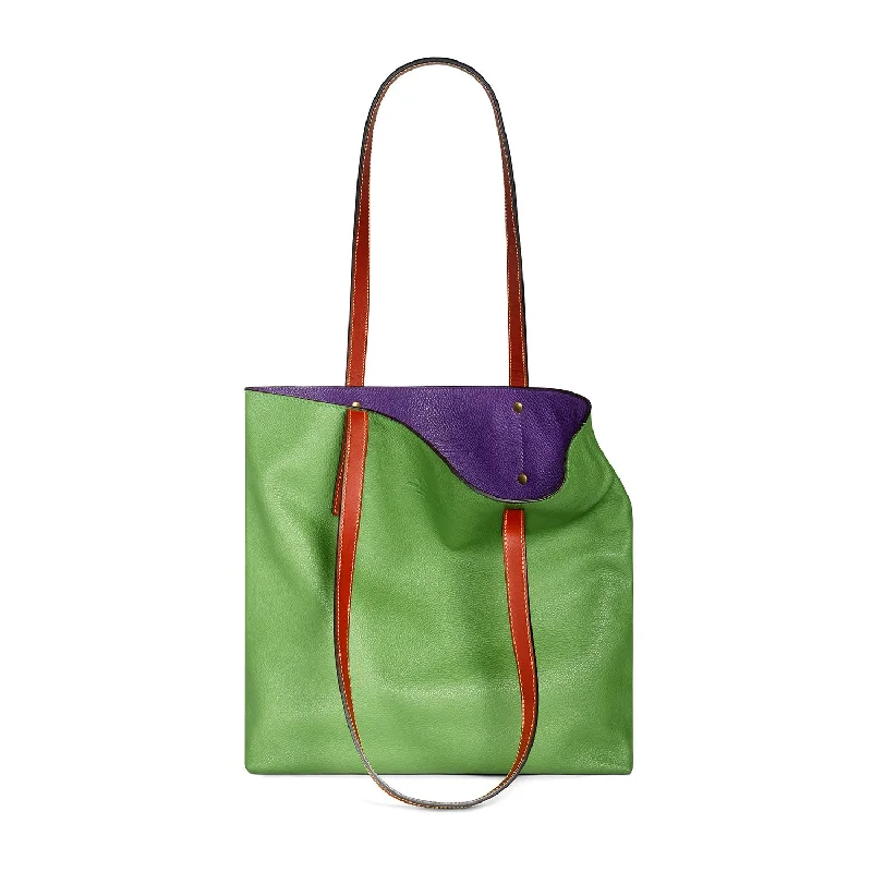 Geometric - Printed Tote Bag in Multicolor for a Contemporary and Trendy OutfitReversible Tote Bag