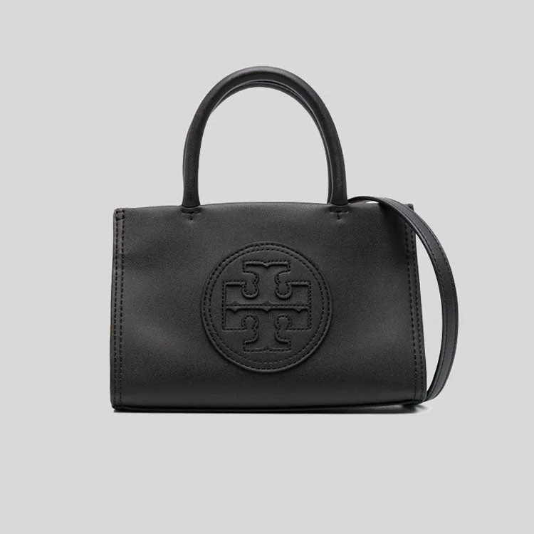 Oversized Jute Tote Bag in Natural Color with Rope Handles for a Beach VacationTORY BURCH Mini Ella Bio Tote Bag Black 145613