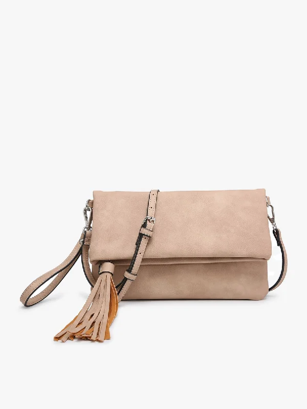 Straw Crossbody Bag in Natural Color for Beach Vacations and Summer DaysAustin Vegan Clutch/Crossbody