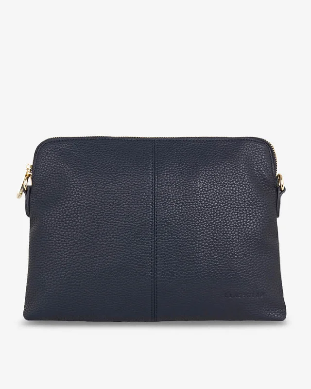 Women's Crossbody Bag with RFID - Blocking Pocket in Black for Safe TravelBowery Clutch Large - French Navy