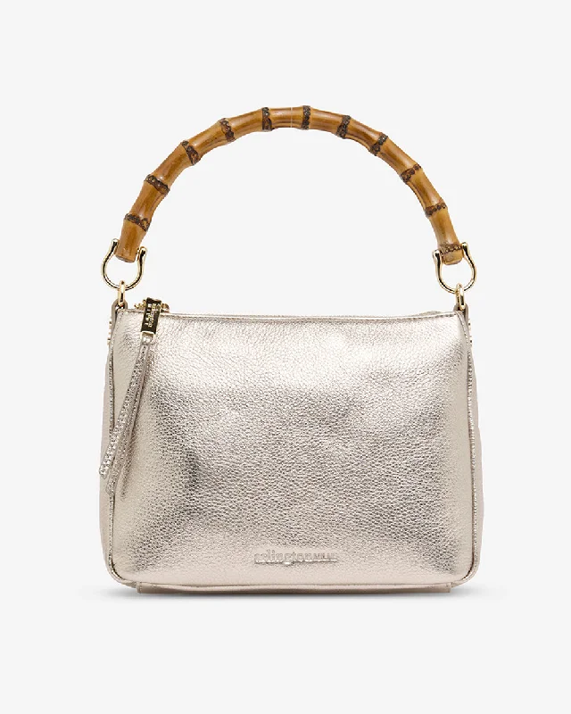 Metallic Crossbody Bag in Silver for New Year's Eve and Special CelebrationsBridget Bag - Gold