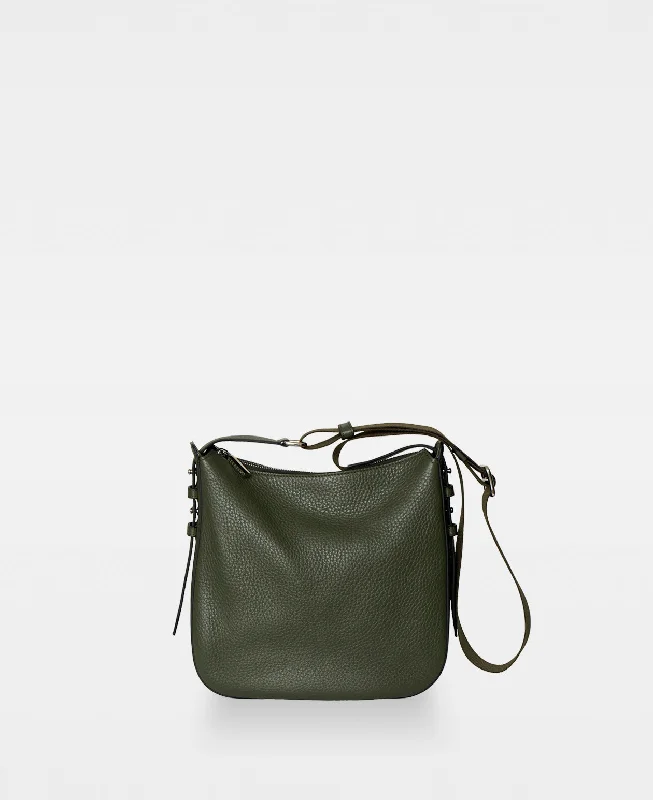 Suede Crossbody Bag in Olive Green for Fall Fashion StatementsCHARLENE crossbody bag - Army