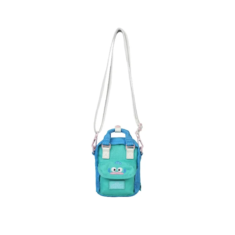 Women's Crossbody Bag with Magnetic Closure in White for Quick AccessMacaroon Tiny Doughnut X Hangyodon Series Crossbody Bag