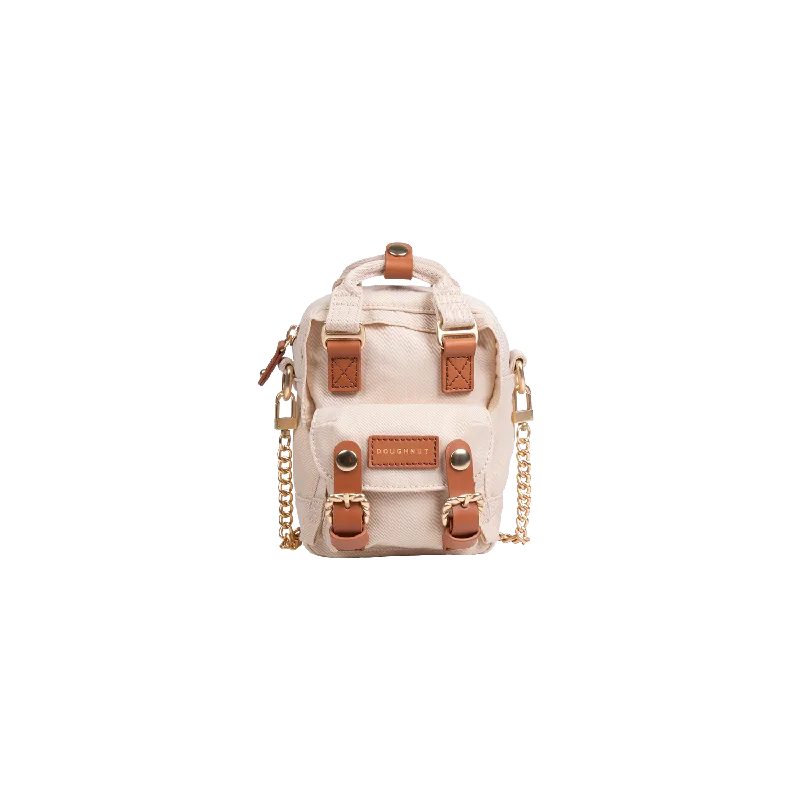 Women's Crossbody Bag with Magnetic Closure in White for Quick AccessMacaroon Tiny Grace Series Crossbody Bag