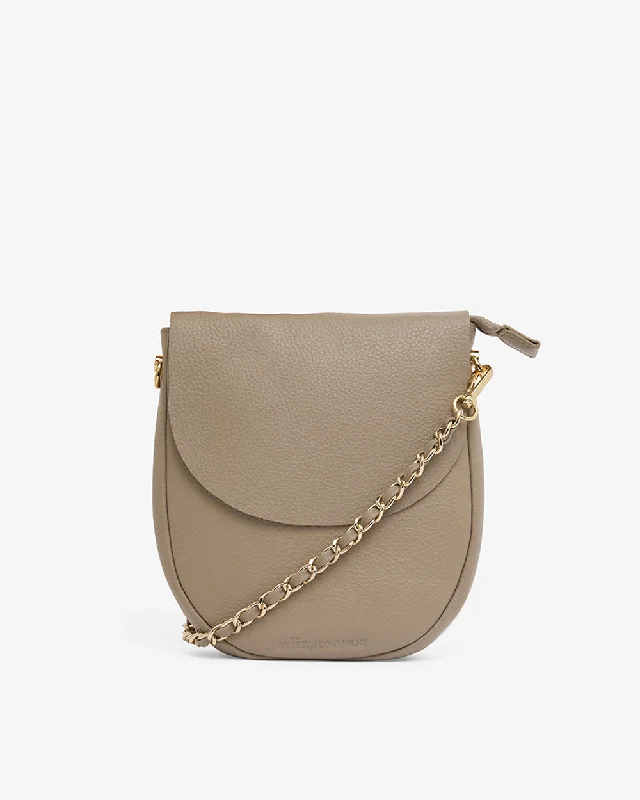 Women's Crossbody Bag with Chain Strap in Gold for a Glamorous TouchPhoebe Pouch - Putty